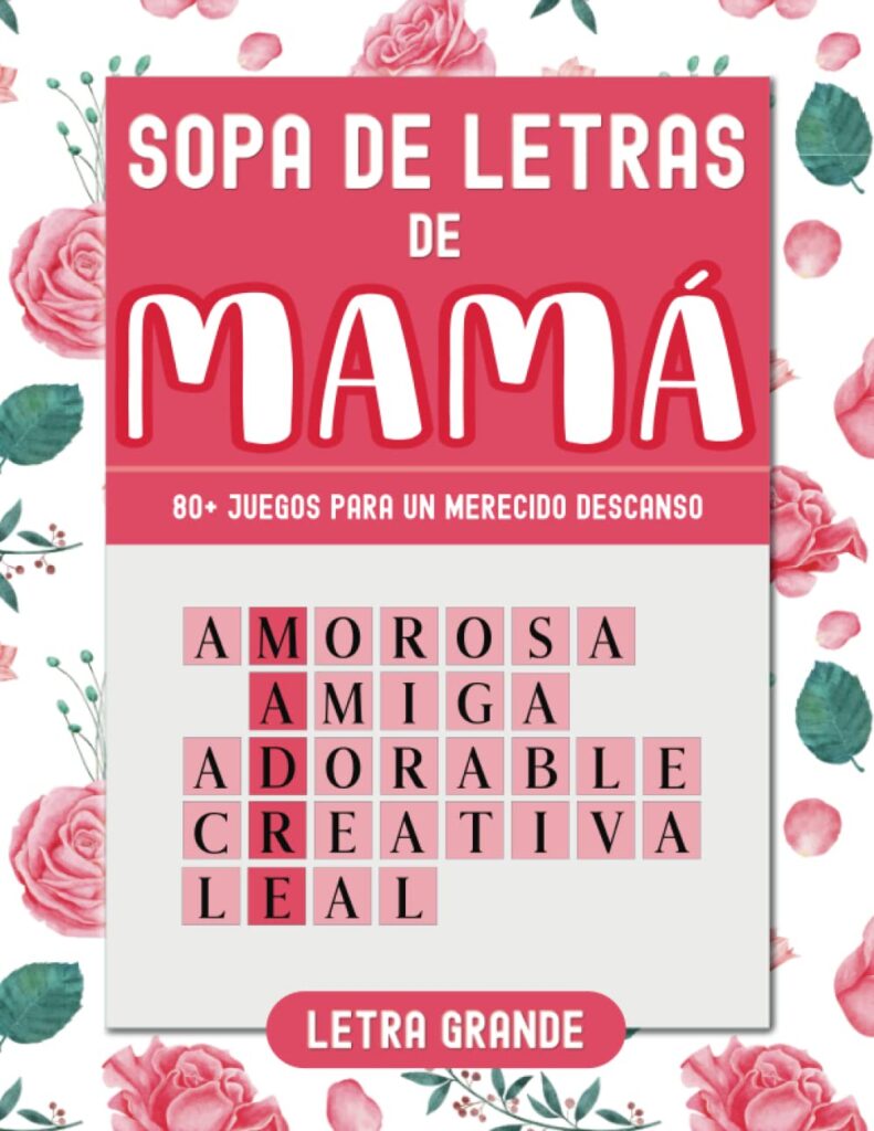 Sopa de letras de mamá